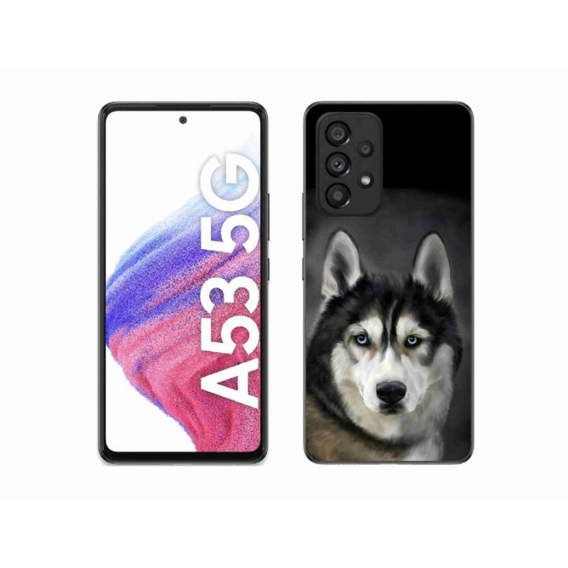 Gélový obal mmCase na mobil Samsung Galaxy A53 5G - husky