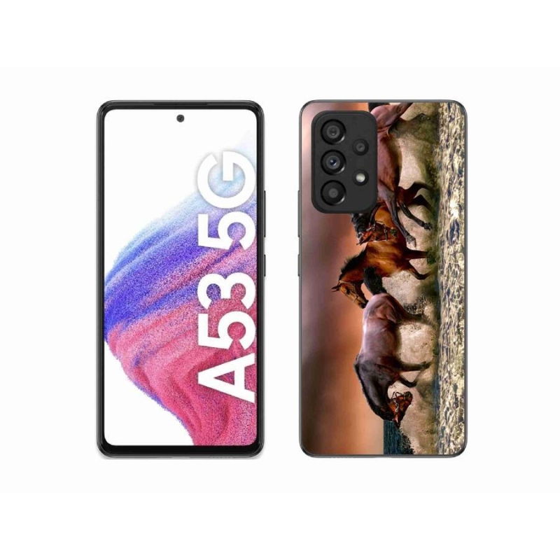 Gélový obal mmCase na mobil Samsung Galaxy A53 5G - kone 1