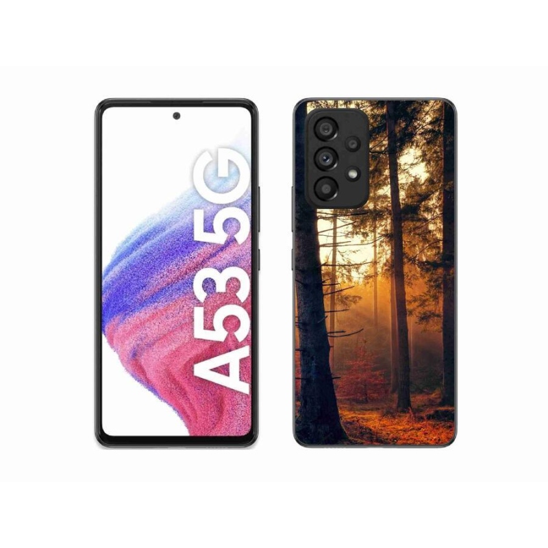 Gélový obal mmCase na mobil Samsung Galaxy A53 5G - les