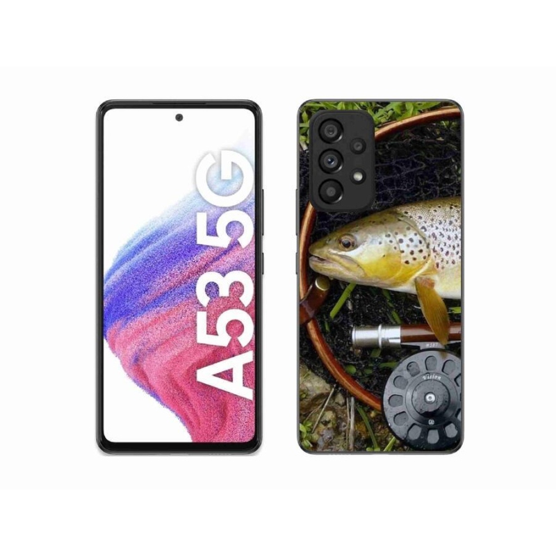 Gélový obal mmCase na mobil Samsung Galaxy A53 5G - pstruh 2