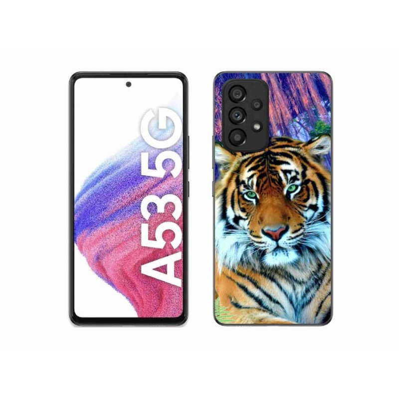 Gélový obal mmCase na mobil Samsung Galaxy A53 5G - tiger