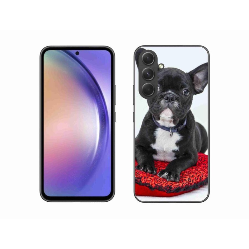 Gélový obal mmCase na mobil Samsung Galaxy A54 5G - buldog