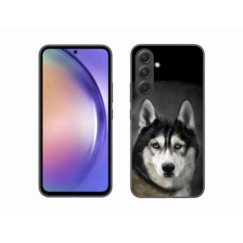 Gélový obal mmCase na mobil Samsung Galaxy A54 5G - husky