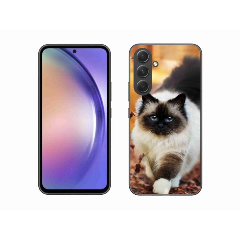 Gélový obal mmCase na mobil Samsung Galaxy A54 5G - mačka