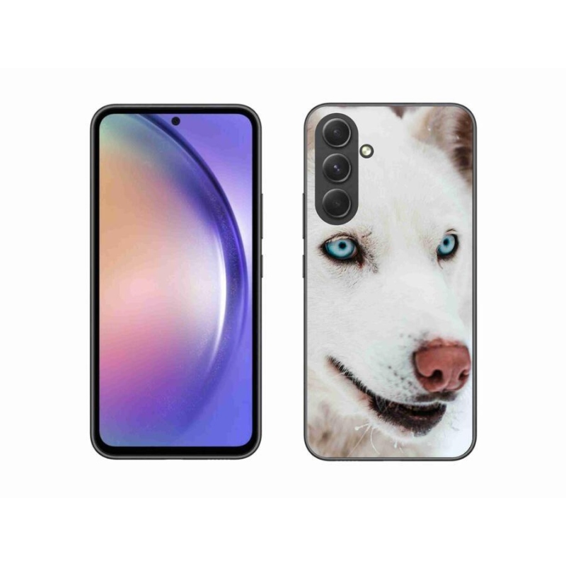 Gélový obal mmCase na mobil Samsung Galaxy A54 5G - psí pohľad