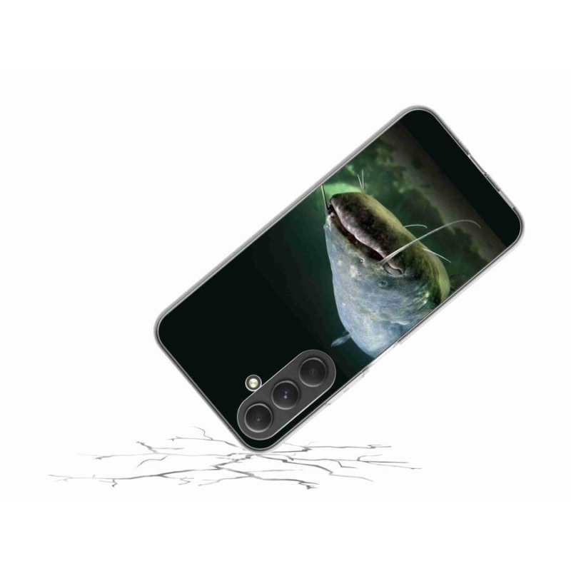 Gélový obal mmCase na mobil Samsung Galaxy A54 5G - sumec