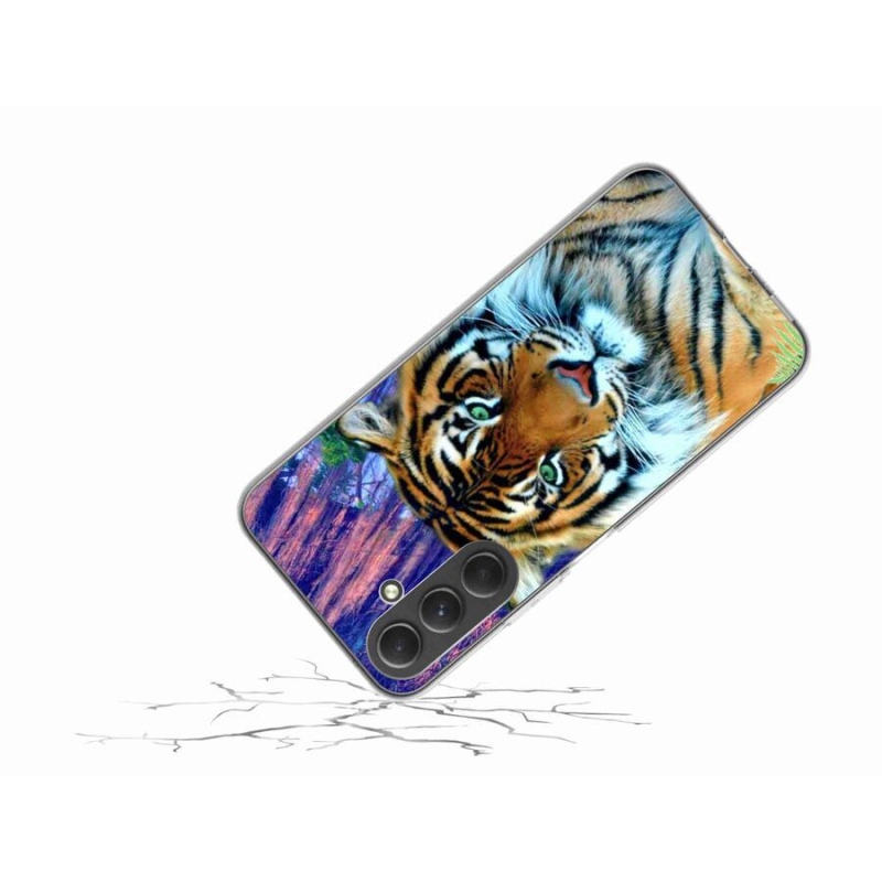 Gélový obal mmCase na mobil Samsung Galaxy A54 5G - tiger