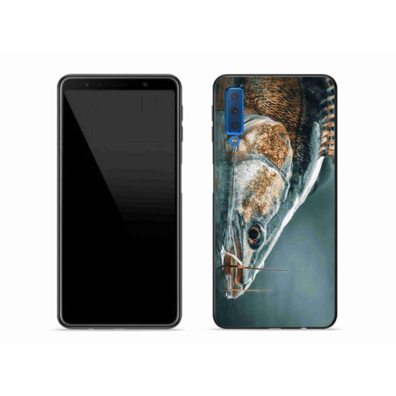 Gélový obal mmCase na mobil Samsung Galaxy A7 (2018) - zubáč