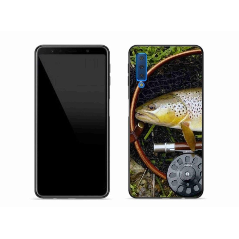 Gélový obal mmCase na mobil Samsung Galaxy A7 (2018) - pstruh 2