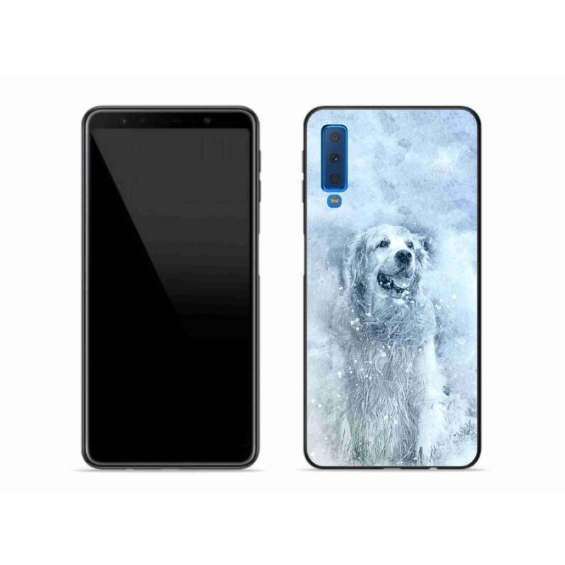 Gélový obal mmCase na mobil Samsung Galaxy A7 (2018) - retríver