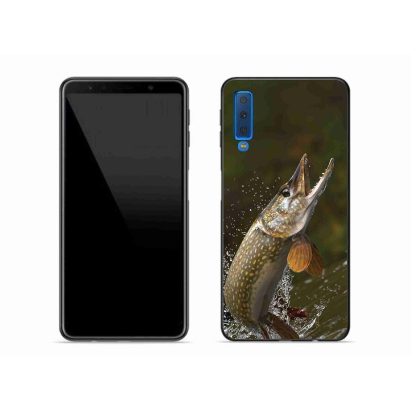 Gélový obal mmCase na mobil Samsung Galaxy A7 (2018) - šťuka