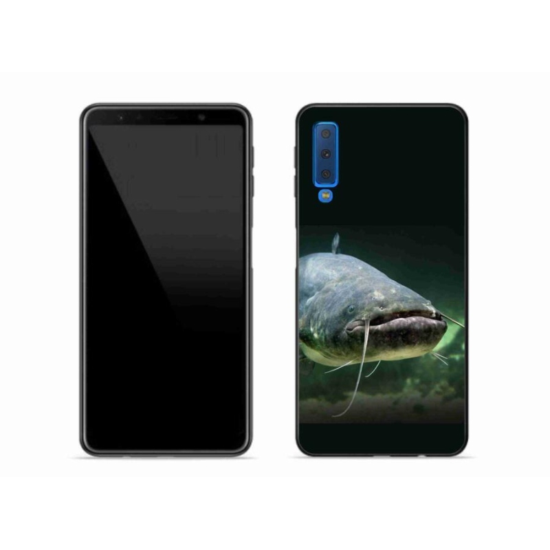 Gélový obal mmCase na mobil Samsung Galaxy A7 (2018) - sumec