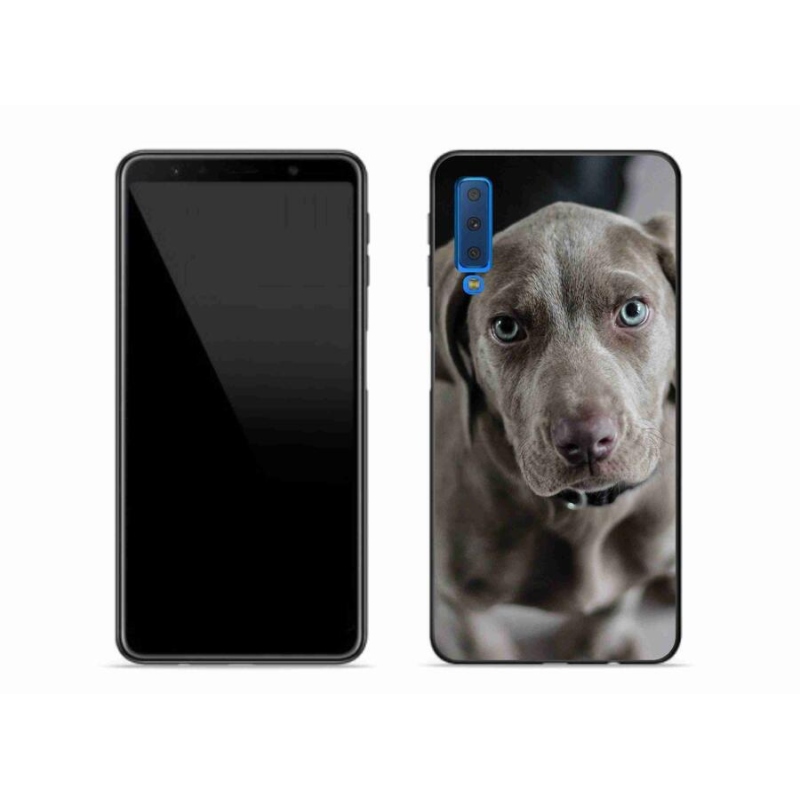 Gélový obal mmCase na mobil Samsung Galaxy A7 (2018) - weimarský stavač