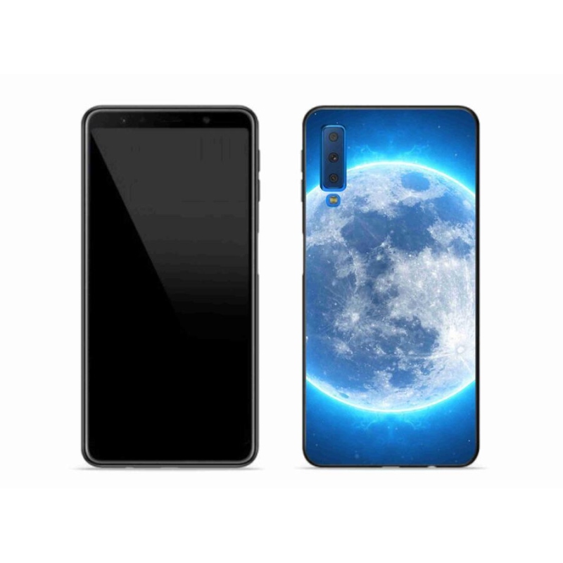 Gélový obal mmCase na mobil Samsung Galaxy A7 (2018) - zemegule