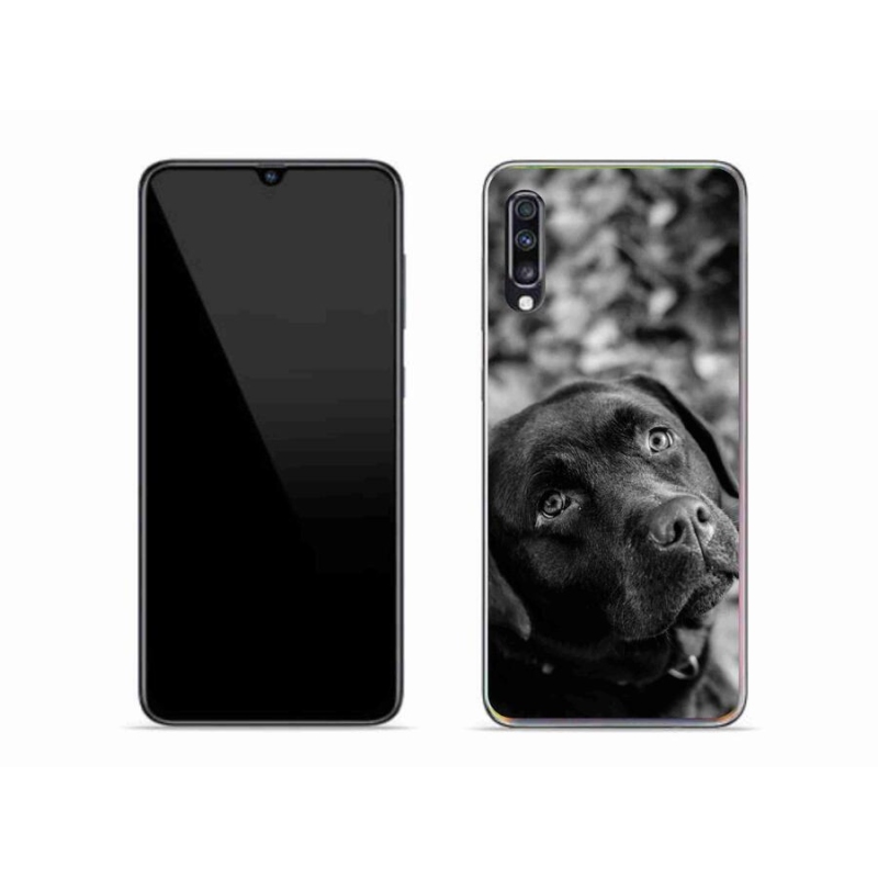 Gélový obal mmCase na mobil Samsung Galaxy A70 - labrador