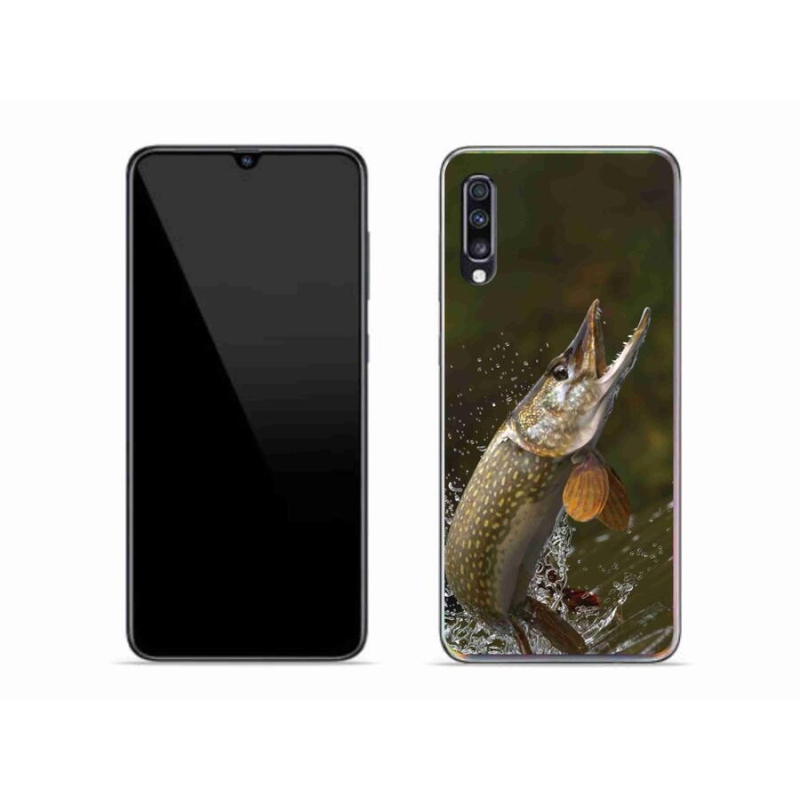 Gélový obal mmCase na mobil Samsung Galaxy A70 - šťuka