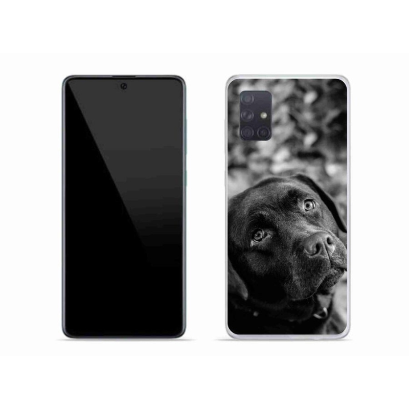 Gélový obal mmCase na mobil Samsung Galaxy A71 - labrador