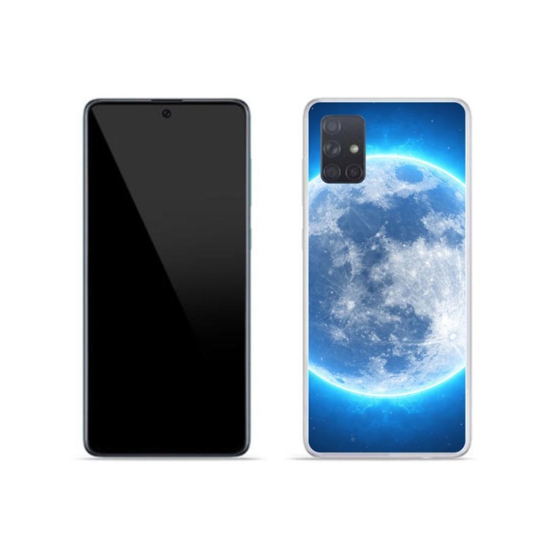 Gélový obal mmCase na mobil Samsung Galaxy A71 - zemegule