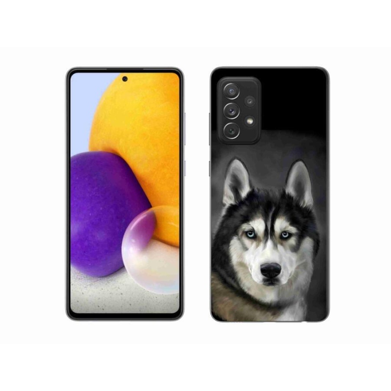 Gélový obal mmCase na mobil Samsung Galaxy A72 / A72 5G - husky