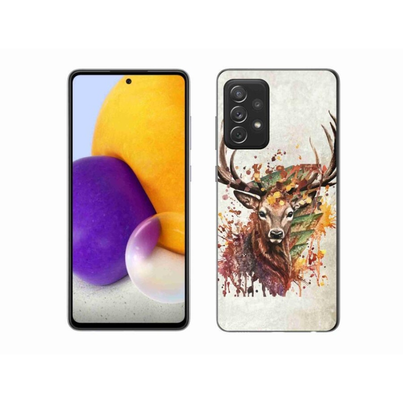 Gélový obal mmCase na mobil Samsung Galaxy A72 / A72 5G - jeleň 1