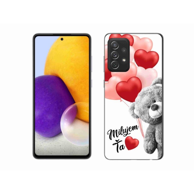 Gélový obal mmCase na mobil Samsung Galaxy A72 / A72 5G - milujem Ťa sk