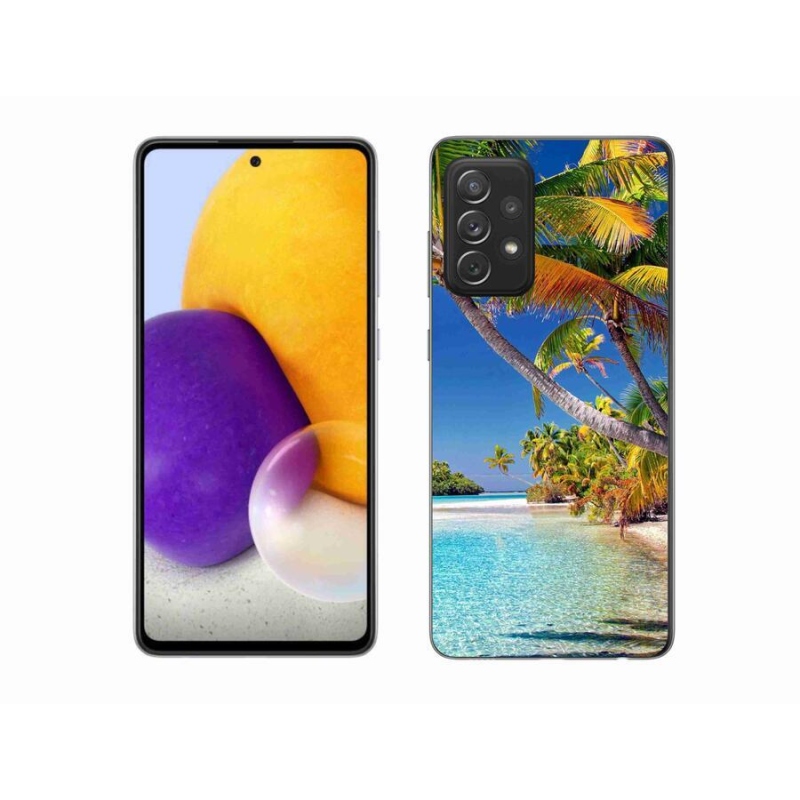 Gélový obal mmCase na mobil Samsung Galaxy A72 / A72 5G - morská pláž