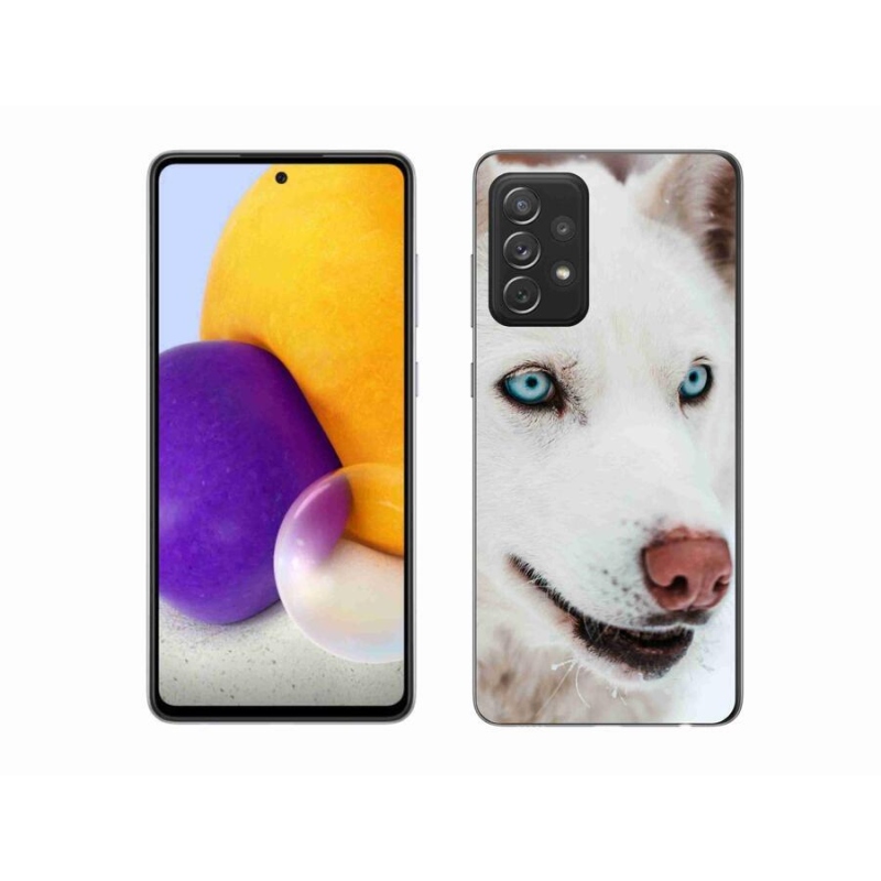 Gélový obal mmCase na mobil Samsung Galaxy A72 / A72 5G - psie pohľad