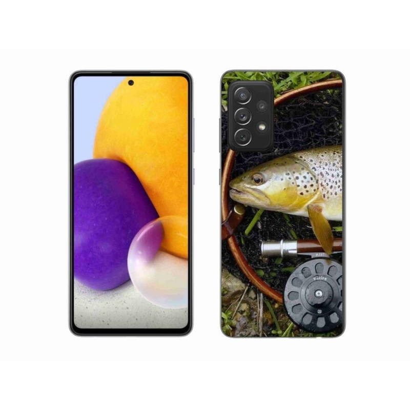 Gélový obal mmCase na mobil Samsung Galaxy A72 / A72 5G - pstruh 2