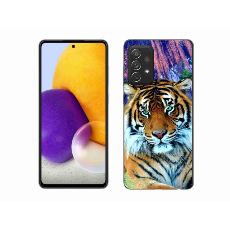 Gélový obal mmCase na mobil Samsung Galaxy A72 / A72 5G - tiger