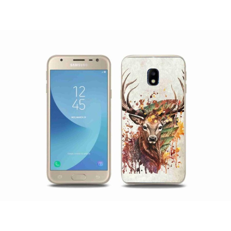 Gélový obal mmCase na mobil Samsung Galaxy J3 (2017) - jeleň 1