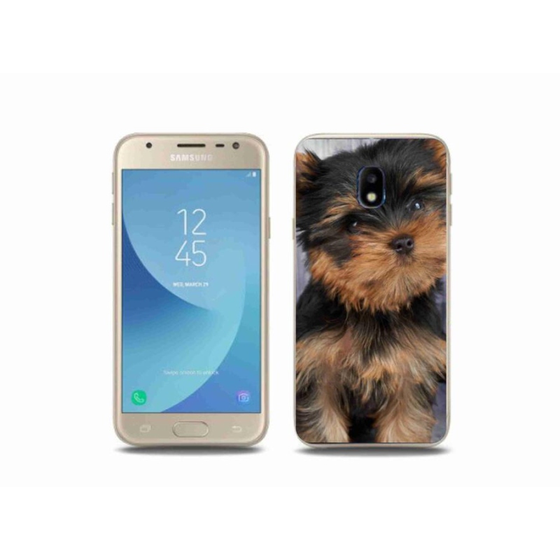 Gélový obal mmCase na mobil Samsung Galaxy J3 (2017) - jorkšír 9