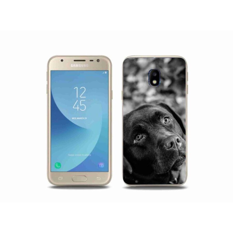 Gélový obal mmCase na mobil Samsung Galaxy J3 (2017) - labrador