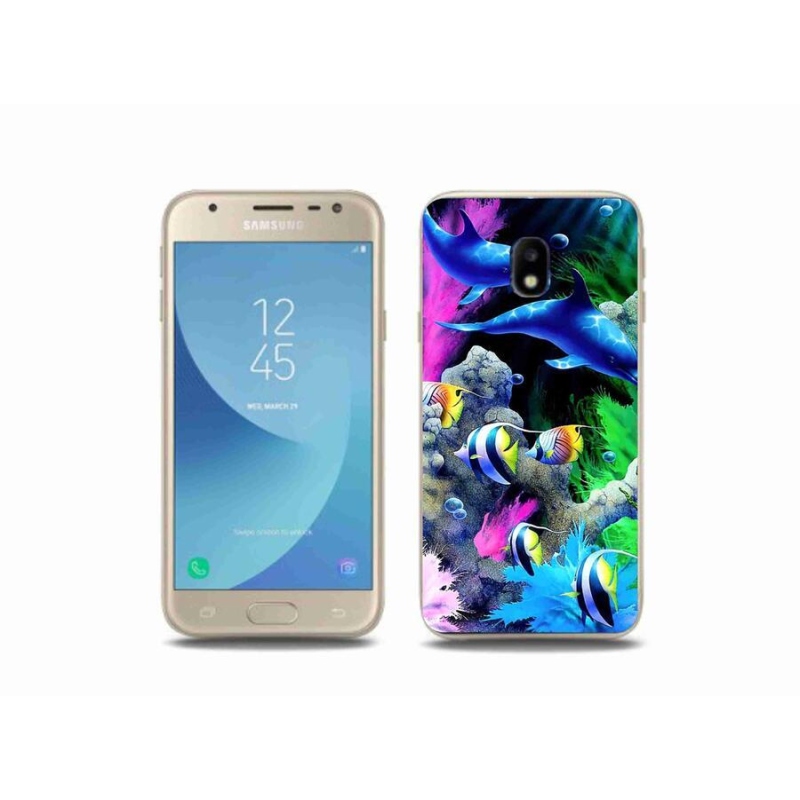 Gélový obal mmCase na mobil Samsung Galaxy J3 (2017) - morský svet