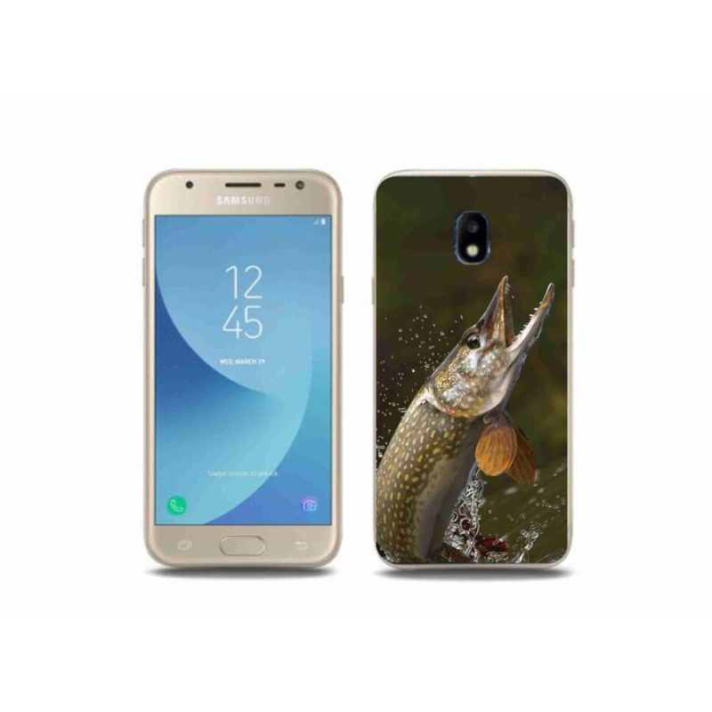 Gélový obal mmCase na mobil Samsung Galaxy J3 (2017) - šťuka