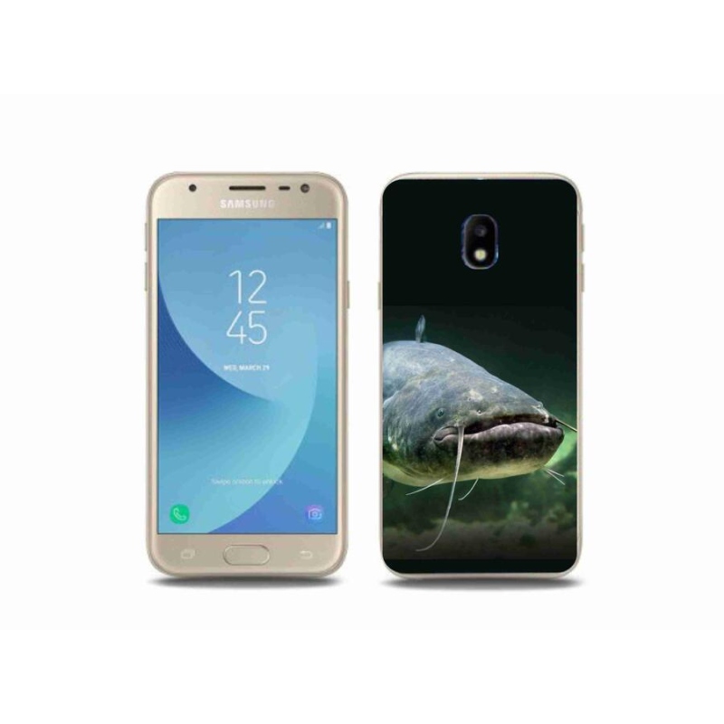 Gélový obal mmCase na mobil Samsung Galaxy J3 (2017) - sumec