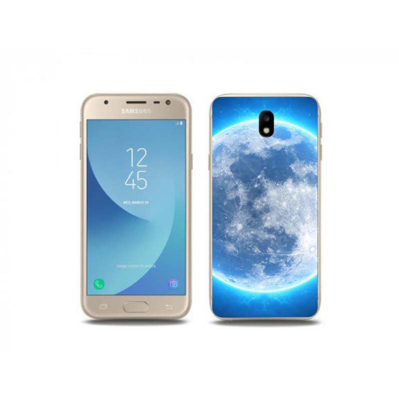 Gélový obal mmCase na mobil Samsung Galaxy J3 (2017) - zemegule