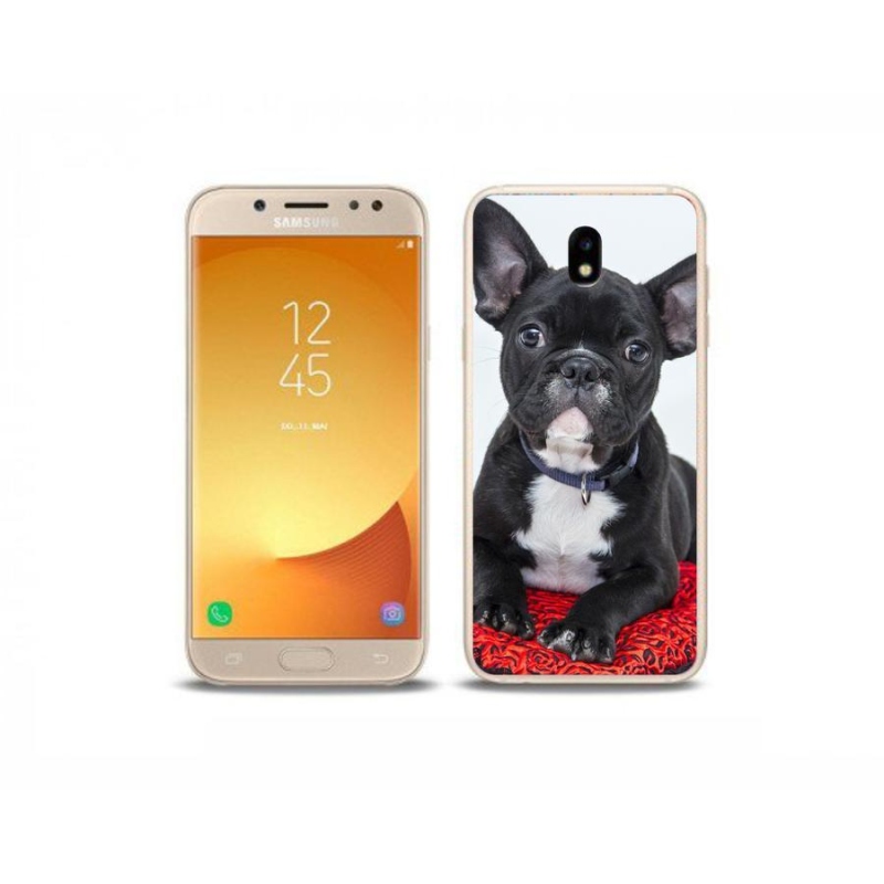 Gélový obal mmCase na mobil Samsung Galaxy J5 (2017) - buldog