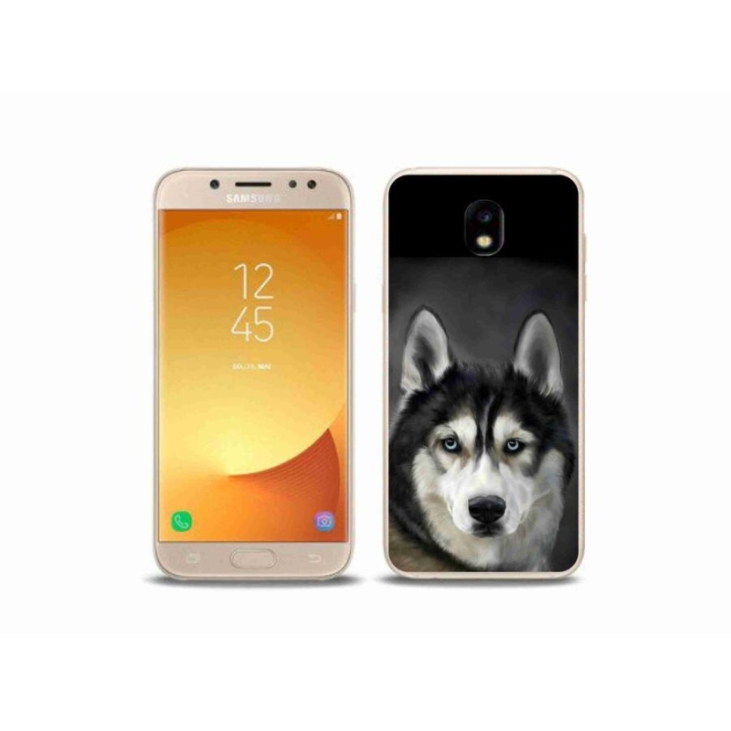 Gélový obal mmCase na mobil Samsung Galaxy J5 (2017) - husky