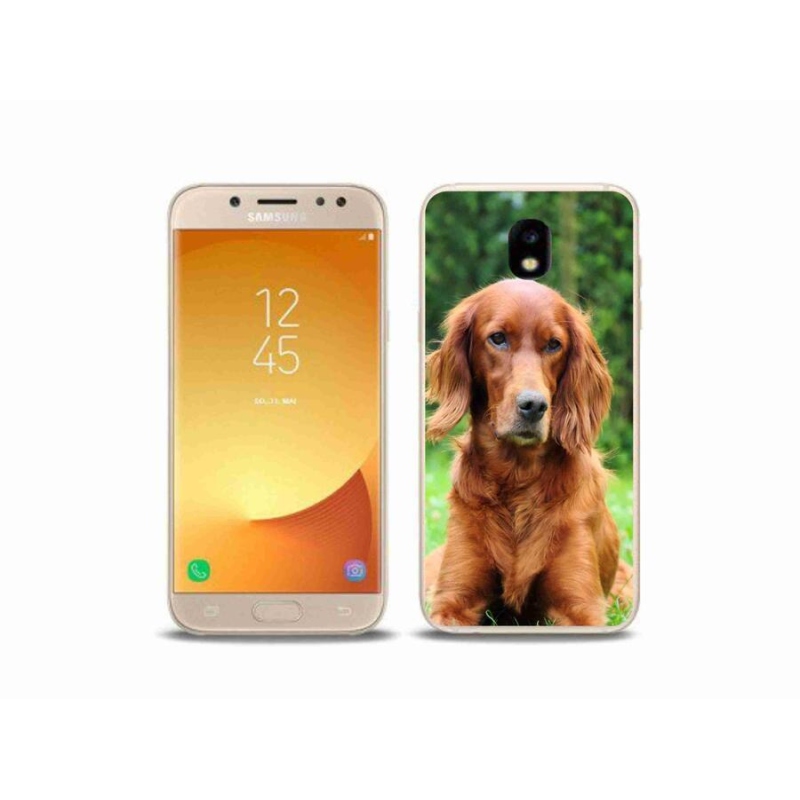 Gélový obal mmCase na mobil Samsung Galaxy J5 (2017) - írsky seter