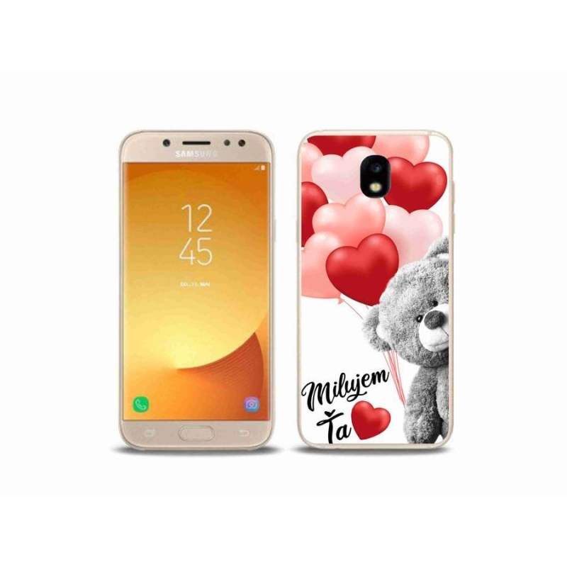 Gélový obal mmCase na mobil Samsung Galaxy J5 (2017) - milujem Ťa sk