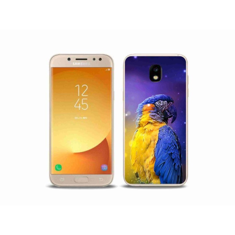 Gélový obal mmCase na mobil Samsung Galaxy J5 (2017) - papagáj ara 1