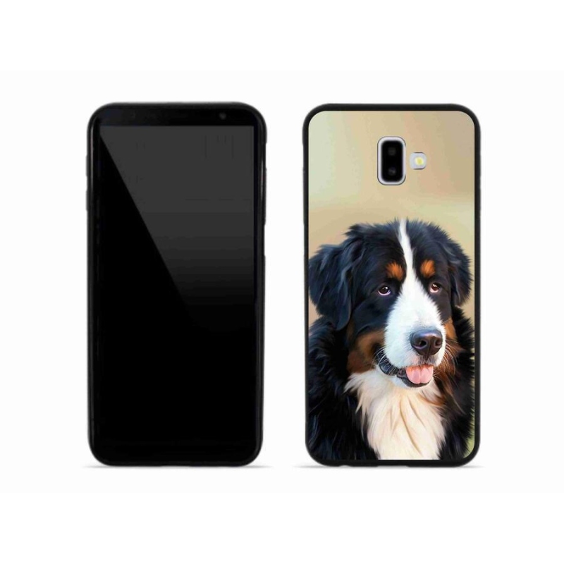 Gélový obal mmCase na mobil Samsung Galaxy J6 Plus - bernský salašnícky pes