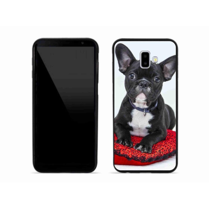 Gélový obal mmCase na mobil Samsung Galaxy J6 Plus - buldog