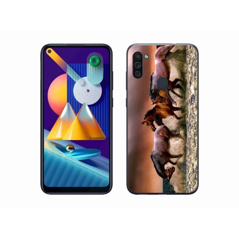 Gélový obal mmCase na mobil Samsung Galaxy M11 - kone 1