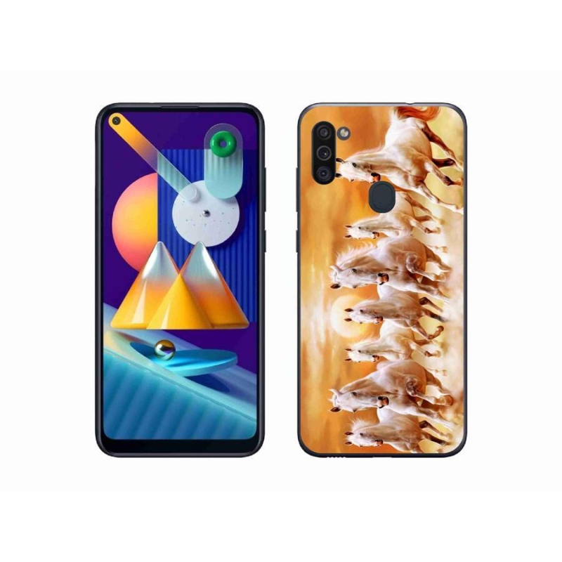 Gélový obal mmCase na mobil Samsung Galaxy M11 - kone 2