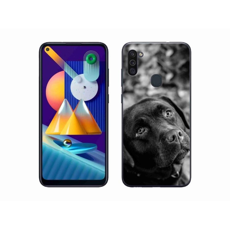 Gélový obal mmCase na mobil Samsung Galaxy M11 - labrador