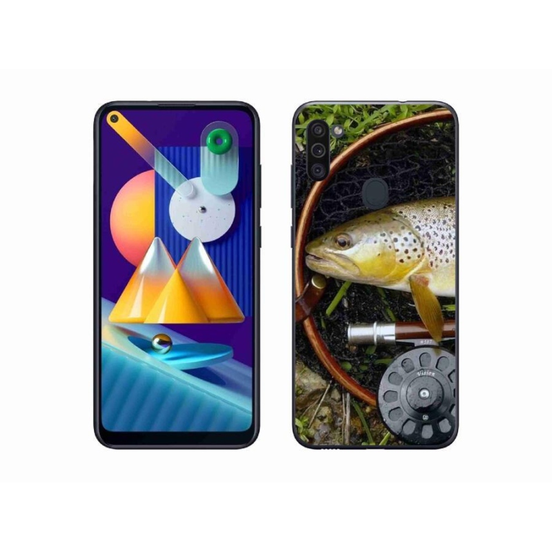 Gélový obal mmCase na mobil Samsung Galaxy M11 - pstruh 2