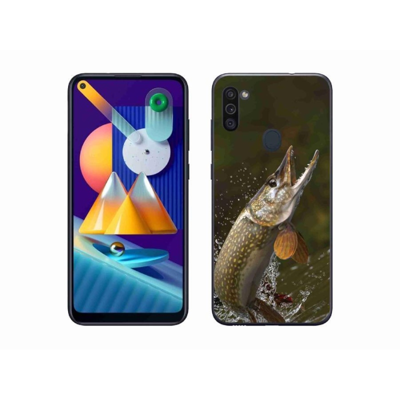 Gélový obal mmCase na mobil Samsung Galaxy M11 - šťuka