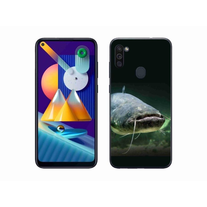 Gélový obal mmCase na mobil Samsung Galaxy M11 - sumec