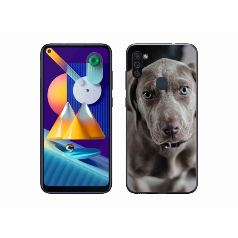 Gélový obal mmCase na mobil Samsung Galaxy M11 - weimarský stavač